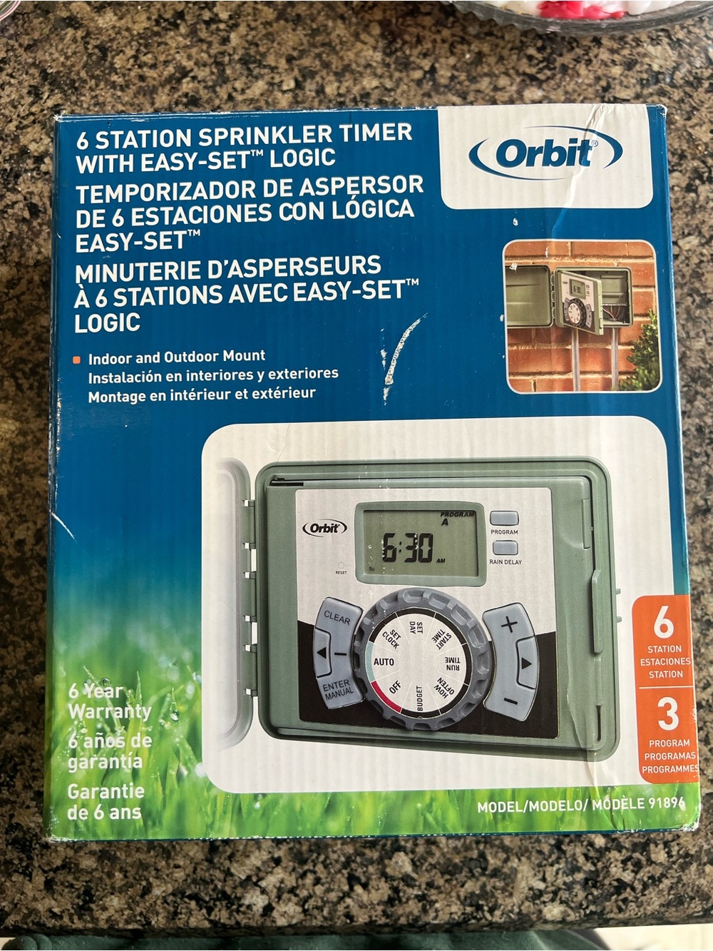 NEW Orbit 6-Station Sprinkler Timer
